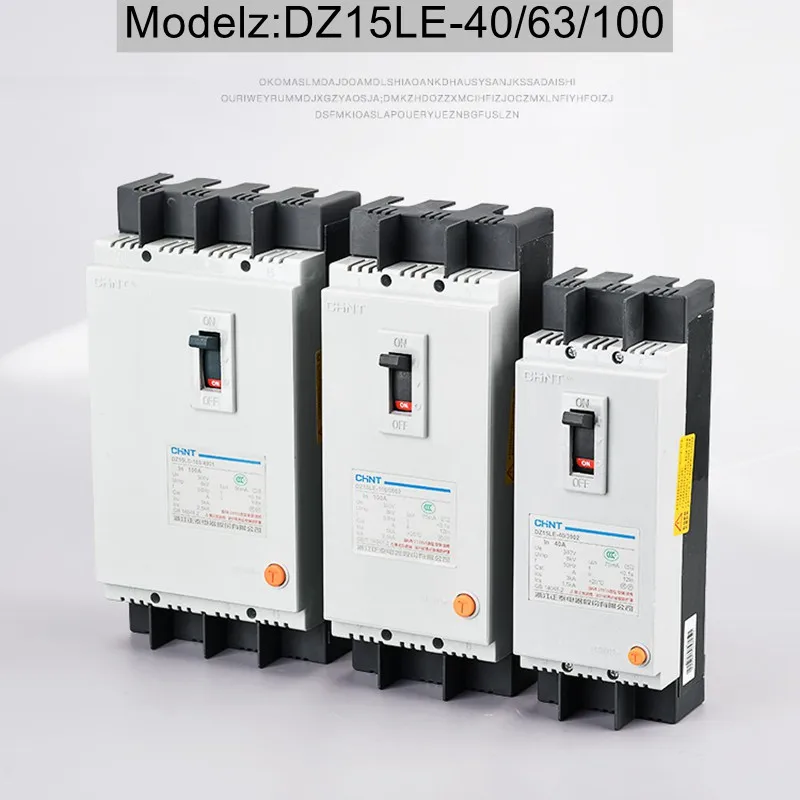 DZ15LE-40/4901, DZ15LE-100/4901 Circuit breaker, air switch