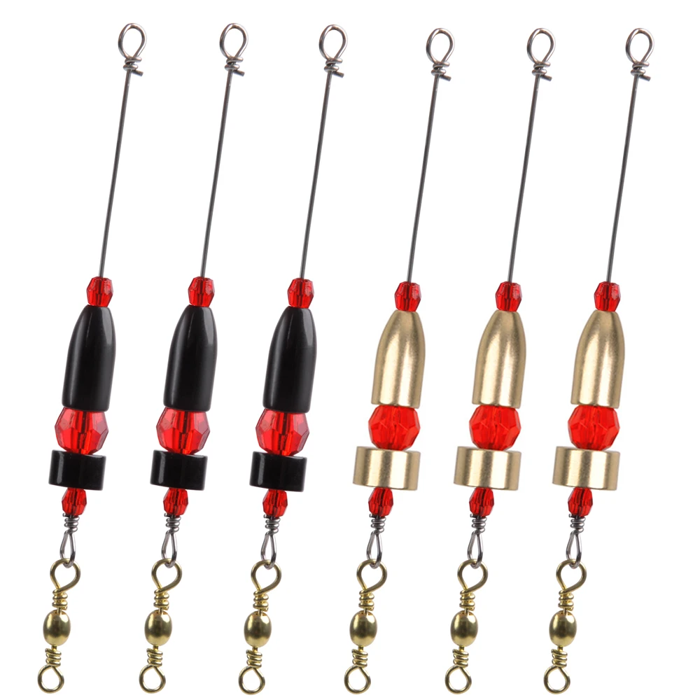 

7Pcs Brass Fishing Sinker lead Carolina rig Casting jig Weights with Swivels Connector for fishing tackle 7g 10g 14g 21g 28g