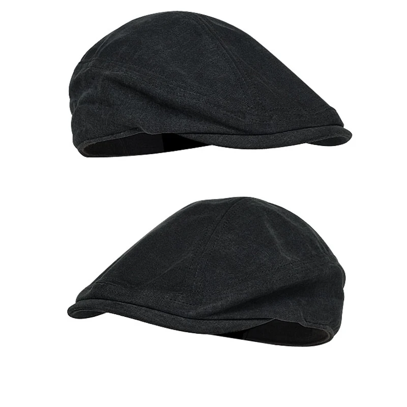 Men Spring and summer new high-grade cotton beret hat Women British retro cap fresh breathable sun hat BLM241