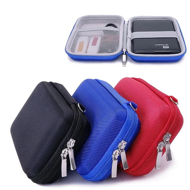 Portable EVA Storage Pouch for External Hardrive and Cables | Lightweight Protective | Suitable for WE/Western, Toshiba, Buffalo