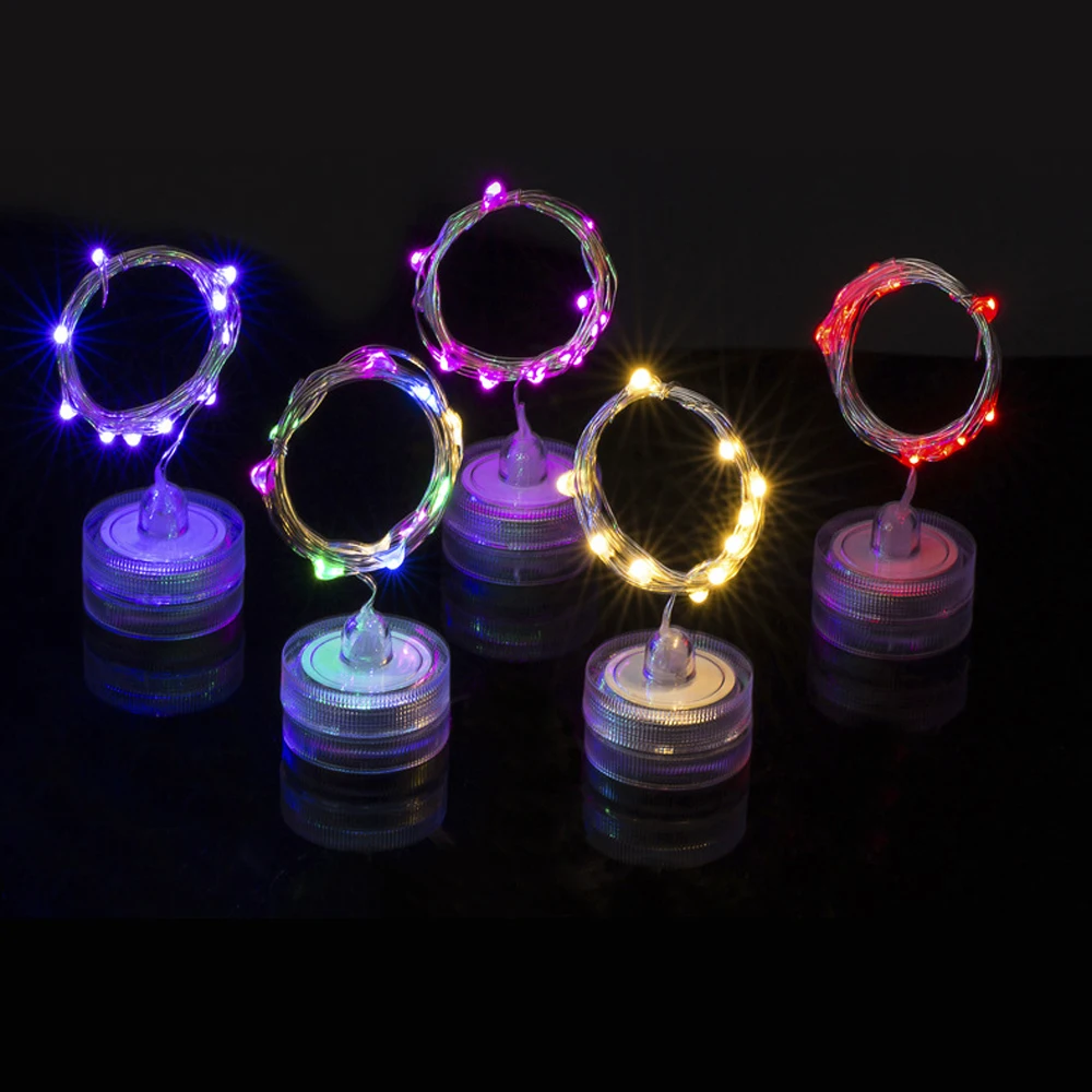 5PCS waterproof night light holiday lighting decoration LED string lights aquarium fish tank Christmas party decoration light