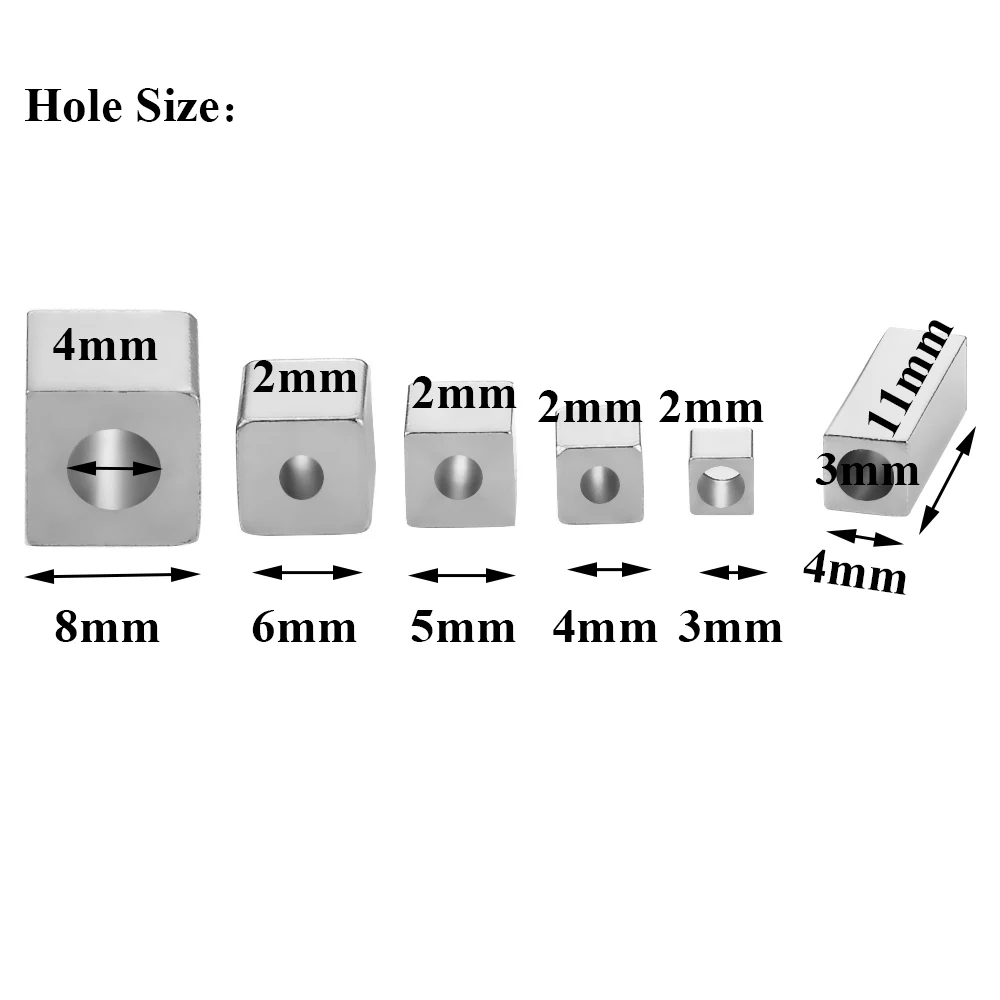 Großhandel 20 Stück/Los 3/4/5/6/8mm Edelstahl Würfel-Abstandhalter-Perlen Quadratische Lose Perlen für DIY Armband Schmuckherstellung – Detail 1