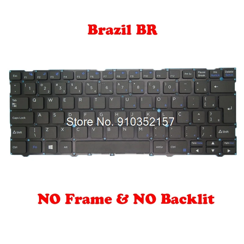 TR Teclado BR Para CLEVO CVM19C58PA-43002 6-80-L1400-332-1P CVM19C5600-430 6-80-L1403-191-1 CVM19C56TQ-43001 6-80-L1400-252-1