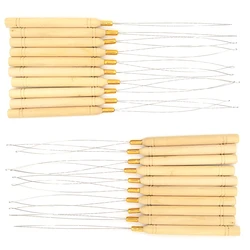 Hair Extensions Loop Micro Rings Links Beads Needle Threader Wire Pulling Hook Tool Used For Hair Human Hair Feather Extension