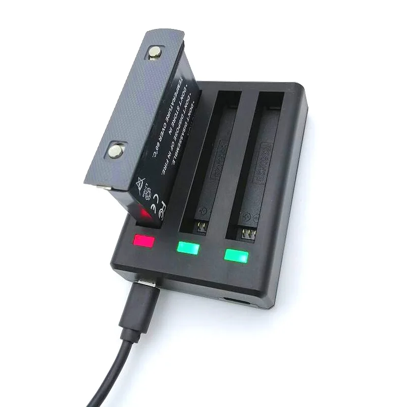 جديد شاحن USB مزدوج/Cargador لشحن بطارية إنستا 360 أم X2 بطارية Insta360 واحدة x2 ملحقات كاميرا بانورامية