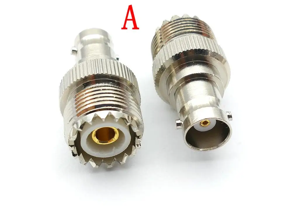 20pcs brass BNC female to UHF male /UHF  femalePL-259 coax RF adapter CONNECTORS