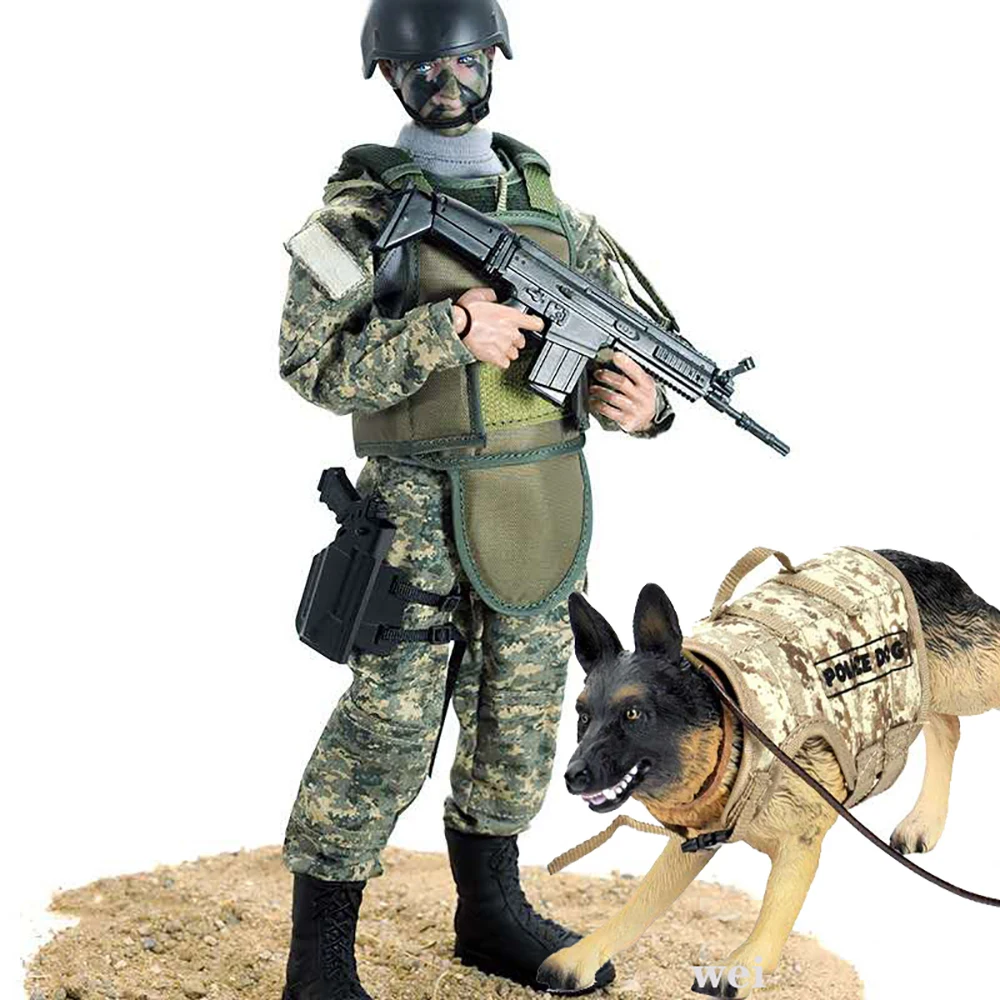 1/6 figura de ação militar swat soldado uniforme militar brinquedo soldados conjunto com caixa forças especiais militar ornamentos móveis