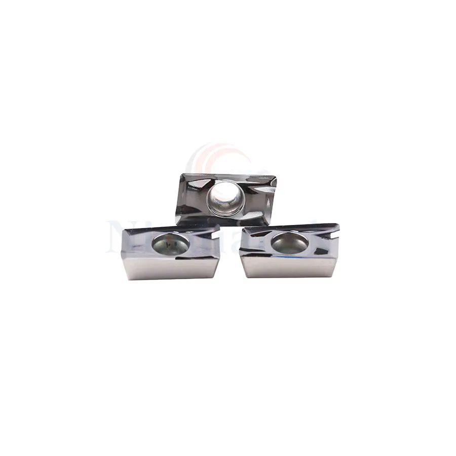 Herramienta de torneado de aluminio APKT1003PDFR APKT1135PDER APKT1604PDFR MA H01, inserción de fresado de hoja de carburo, herramienta de procesamiento de torno CNC, 10 piezas