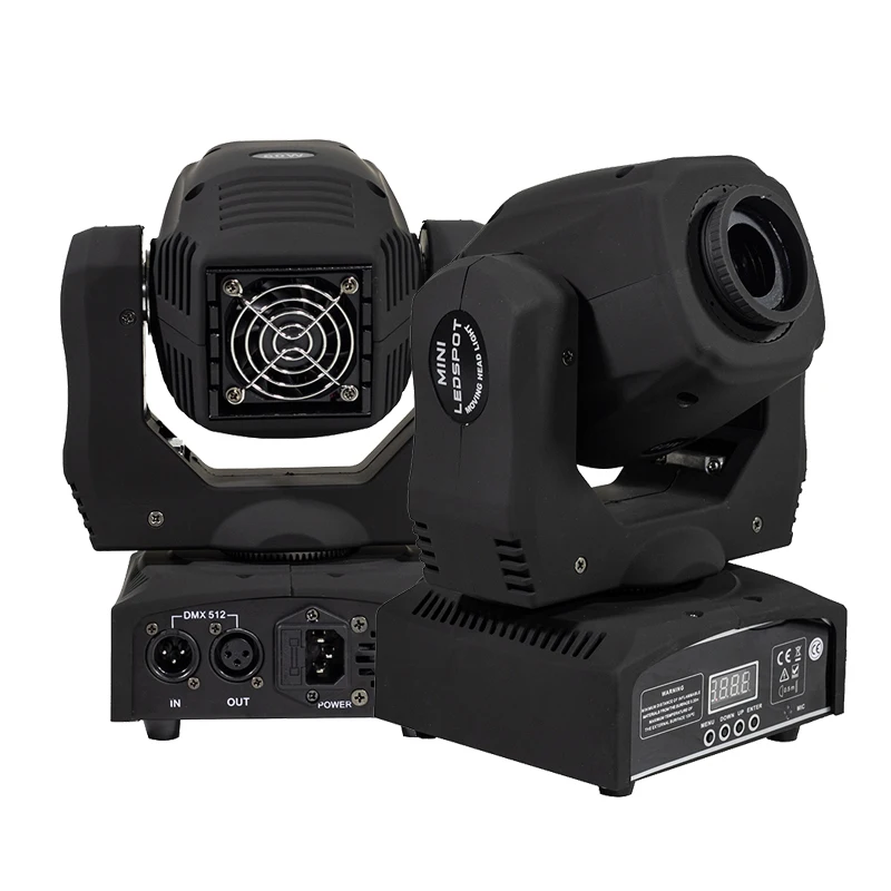 LED Spot 60W Moving Head Light Gobo/Pattern Rotation Manual Focus With DMX Controller For Projector Dj Disco Stage Lighting