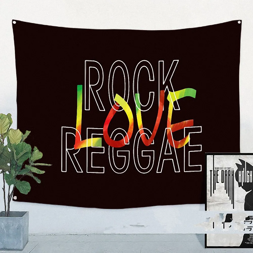 Pop Rock Band Flag Banner Wall Art HD Canvas Printing Tapestry Mural Concert Music Festival Home Decoration Rock Music Stickers