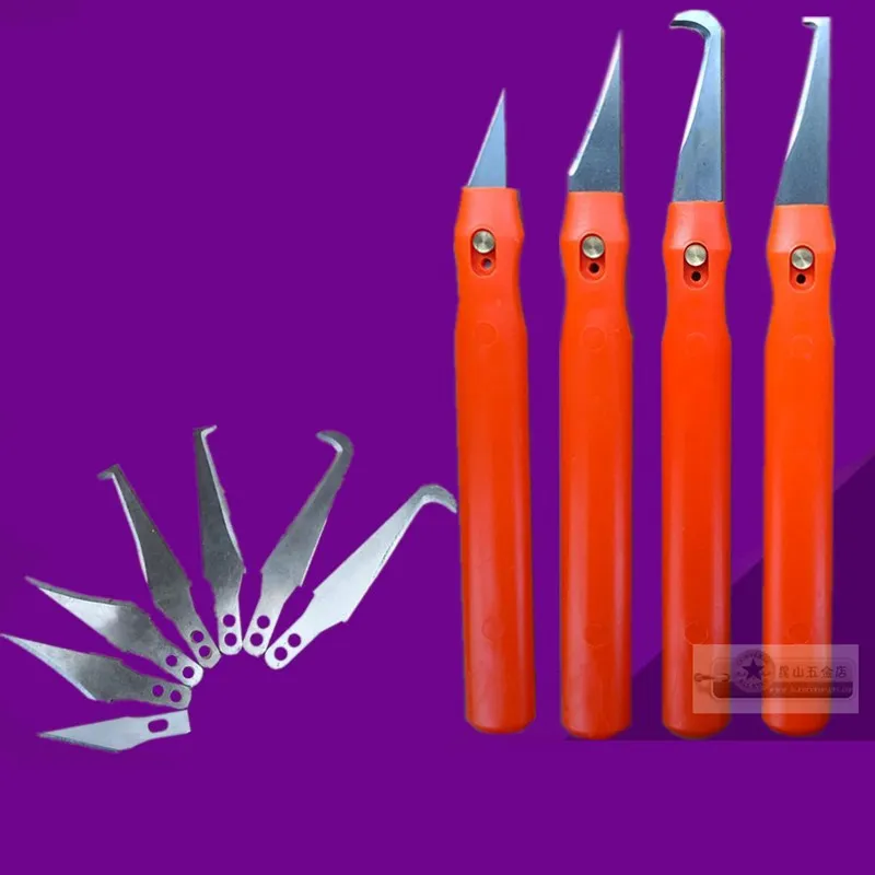 Imagem -02 - Plástico Burr Remoção Faca Flash Trimmer Plástico Pedaços Raspador Deburring Faca