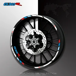 High quality Motorcycle front and rear wheels Edge Outer Rim Sticker Reflective Stripe Wheel Decals For BMW G310R