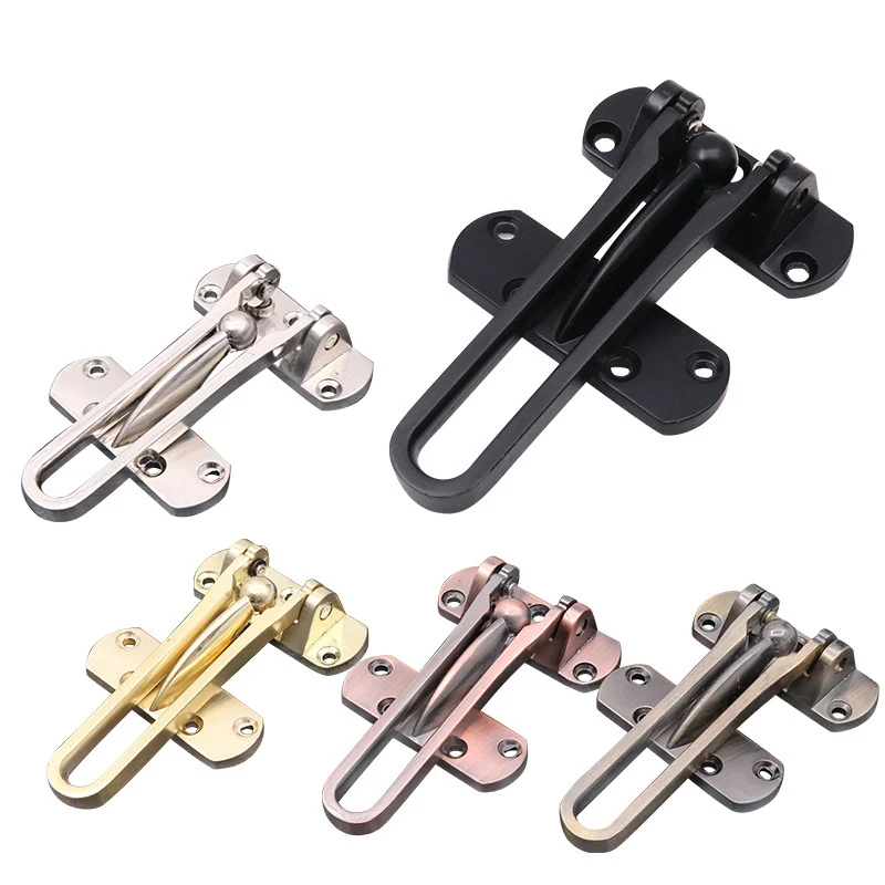 Zinc alloy Hasp Latch Door Chain Anti-theft Clasp Convenience Window Cabinet locks for home