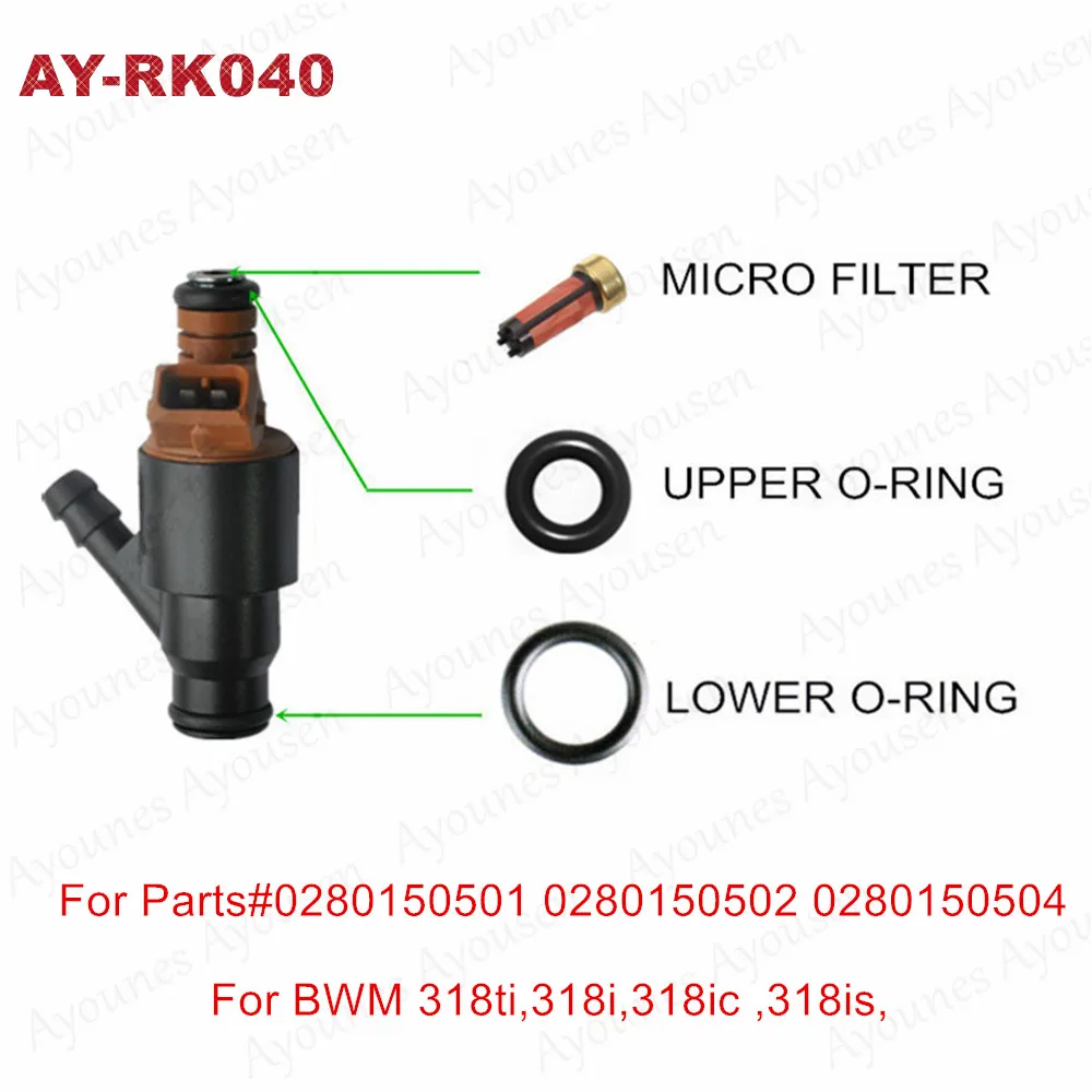 

Набор для ремонта топливных инжекторов BMW 318i 1,8 1,9 Z3 E36, запчасти #0280150504 0280150501 0280150502 M44 M42 (), 10 комплектов
