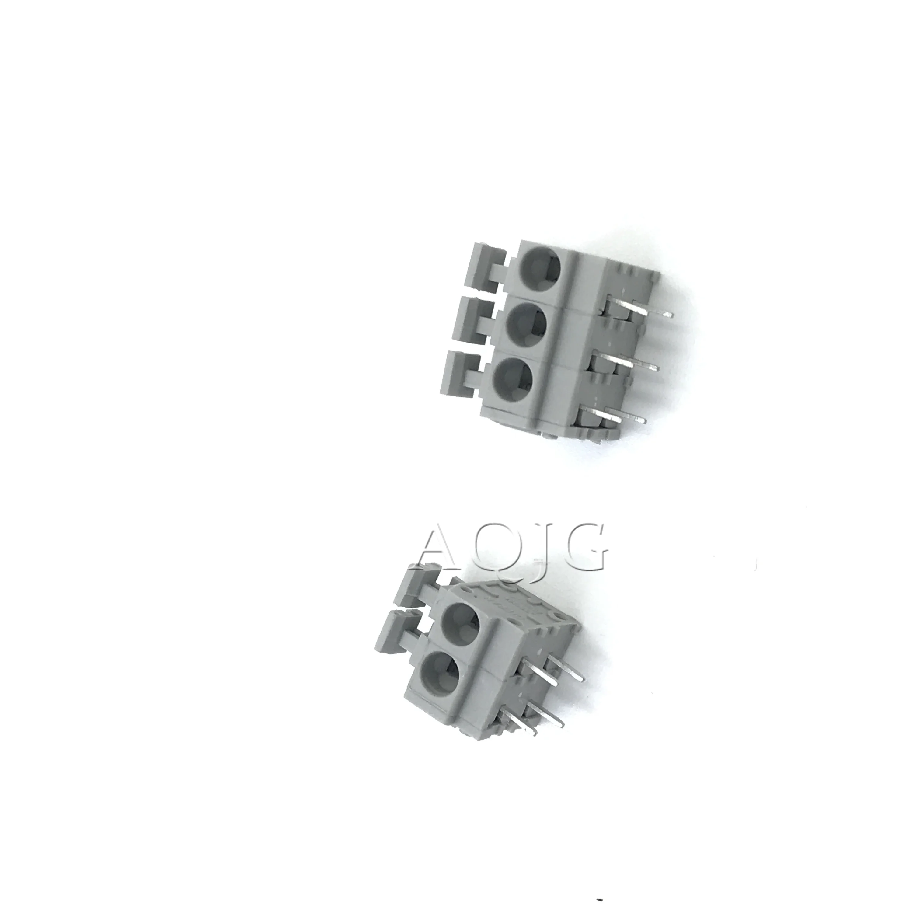 5PCS KF235-2P KF235-3P KF235-4P 5.0mm 3.81mm PitchScrew free spring type / press type connection terminal PCB Spring kf235