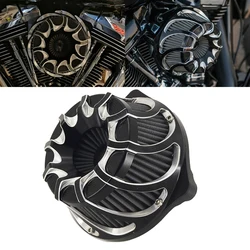 Motorcycle Air Filter Cleaner Intake Filter Grey Element For Harley Sportster XL48 Dyna FXDLS Touring Electra Road Glide Softail