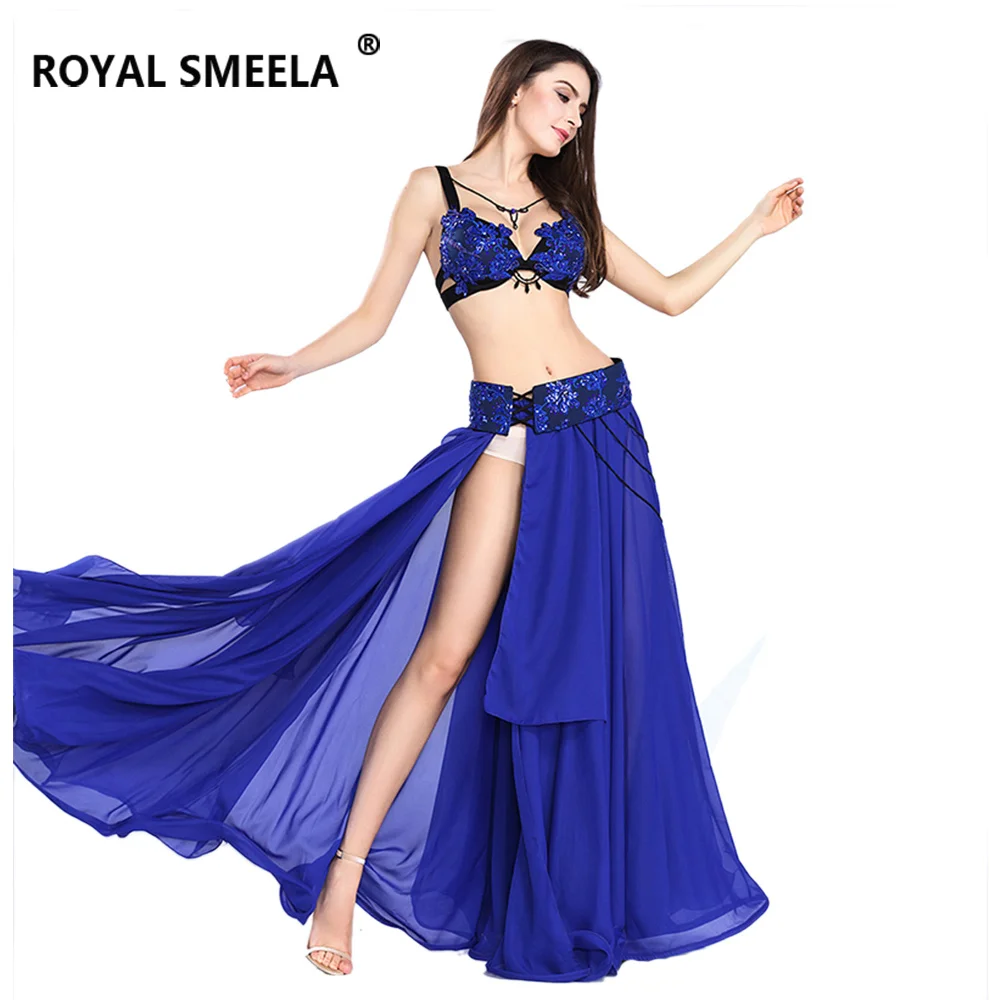 

Belly dance costume women' suit belly dancing clothes belly dance bra belt long skirts indian dance costume set dancer outfits