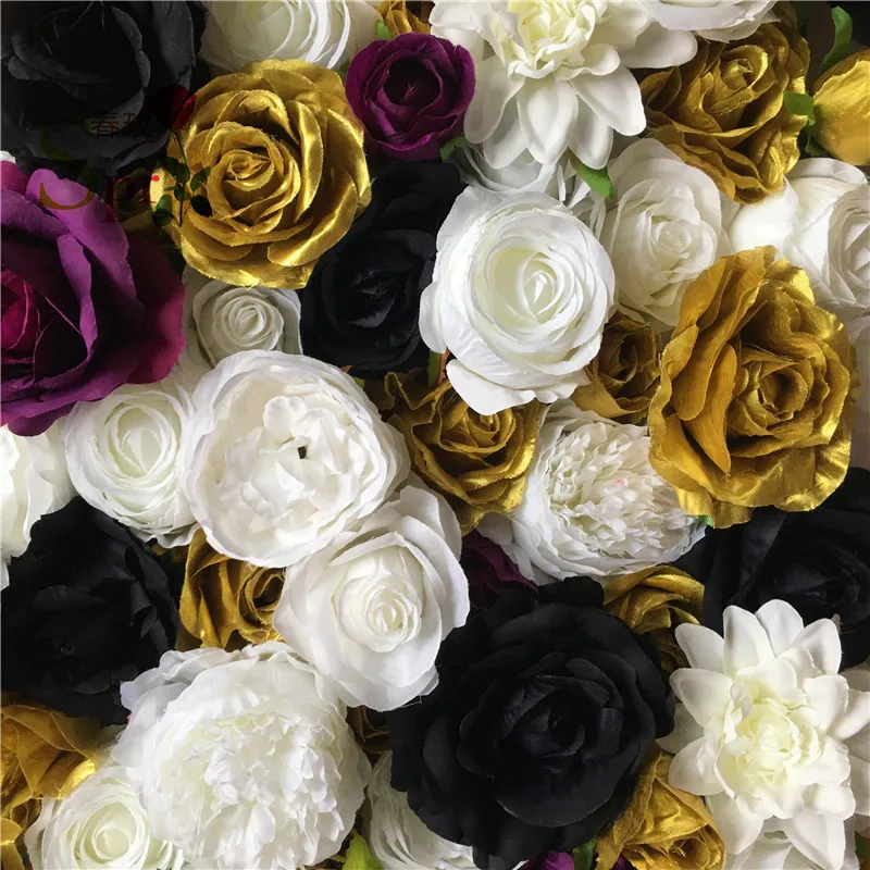 SPR new fashion artifial rose flower wall backdrop wedding wholes flower mat for customized flower wall