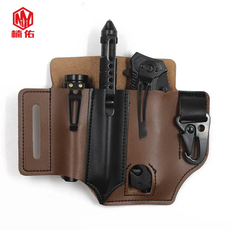 Outdoor Reise Fahrzeug Wildnis Not Überleben Kit EDC Multi-funktion Tasche Escape Holster