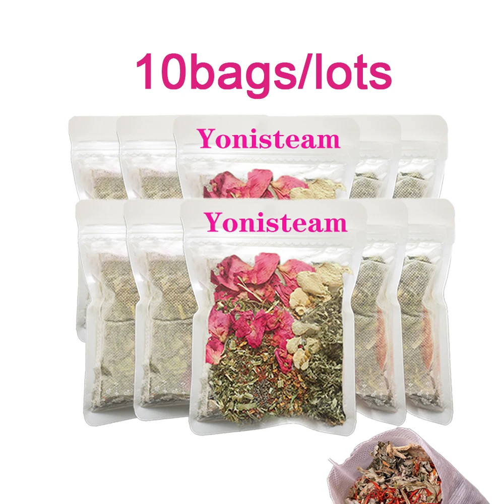 10packs Yoni Steam 100% Chinese Herbal Medicine Vaginal Detox Bath Vagina Care Yoni SPA Feminine Hygiene Gynecology Uterus Detox