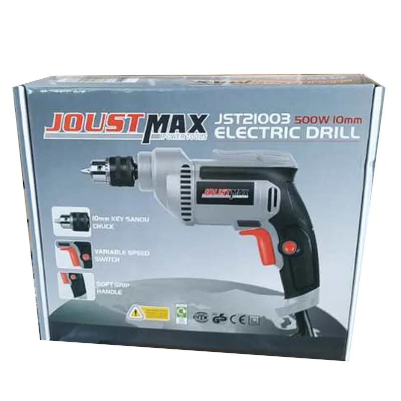 ハイパワー電気ドリル,インパクトのある500w