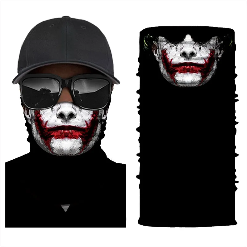 

Fashion Men Women Head Face Neck Cycling Face Shield Sunshade Collar Magic Turban Sports Head Wear Scarf Skull Head Outdoor