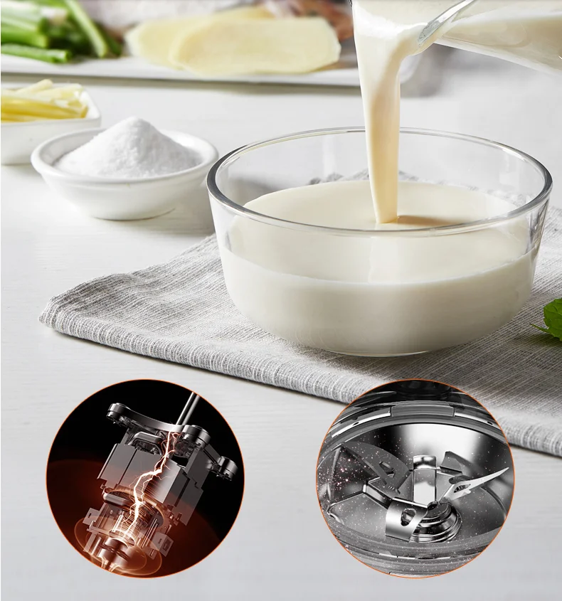 220 فولت خلاط طعام للمنزل ماكينة تصنيع حليب فول الصويا خلاط طعام حليب الصويا صانع متعدد الوظائف الأجهزة المنزلية خلاط كهربائي