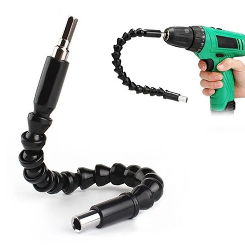 Flexible Hex Shaft Drill Bits 300mm Extension Bit Holder with Magnetic Connect Drive Shaft Electric Drill Power Tool Accessorie