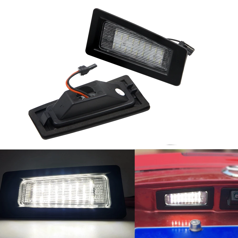 

2x LED License Number Plate Light For Mazda3 (Axela) 2014 2015 2016 2017 2018 For CX-3 2016 2017 2018 2019