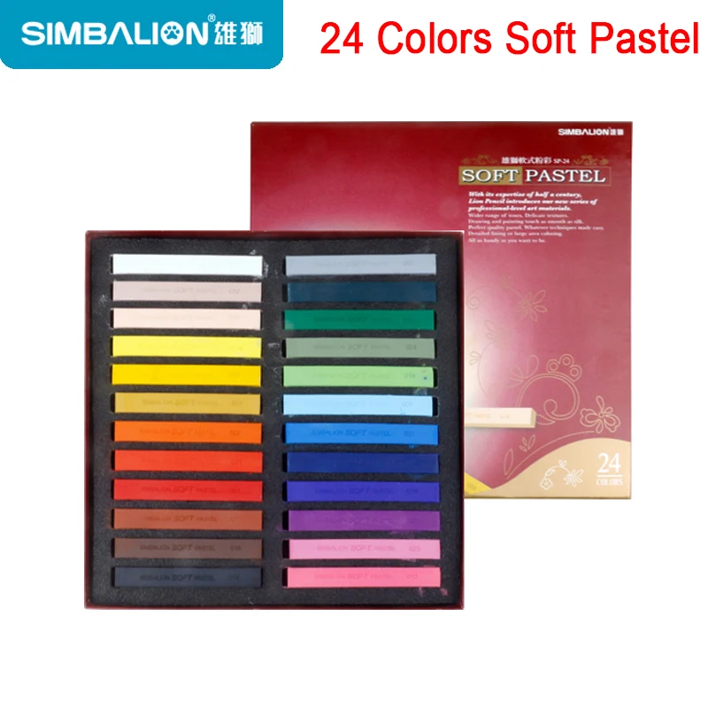 Simbalion long soft pastel  HSP 12/24/36/48/60 colors set  Masters Pastel Chalk Color