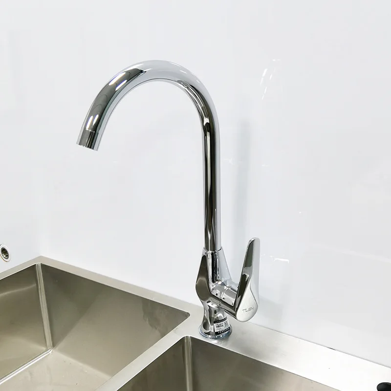 

The New Copper Alloy Electroplating Kitchen Hot and Cold Sink Faucet Kitchen Swivel Sink Faucet Household Sink Sink Faucet