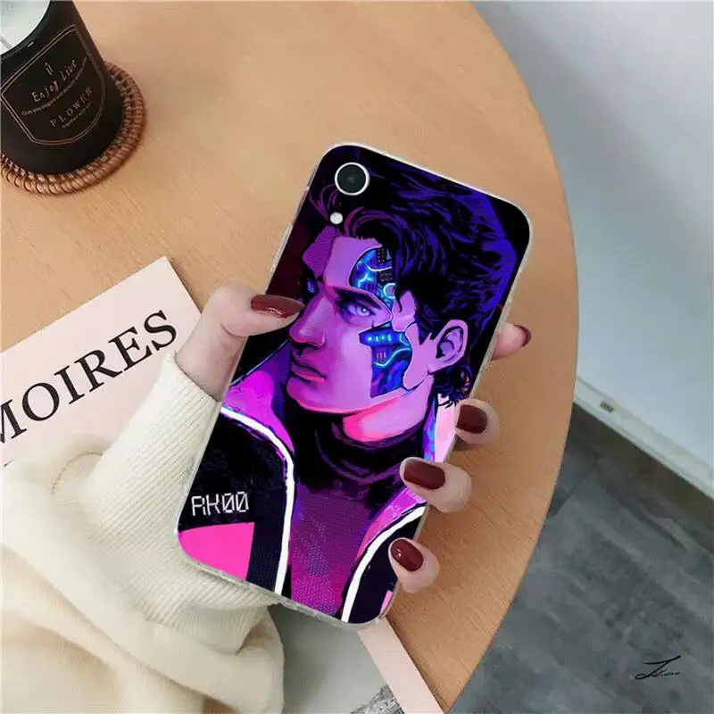 Detroit Become Human Android RK800 Connor Kara  Phone Case for iPhone 13 11 12 pro XS MAX 8 7 6 6S Plus X 5S SE 2020 XR case