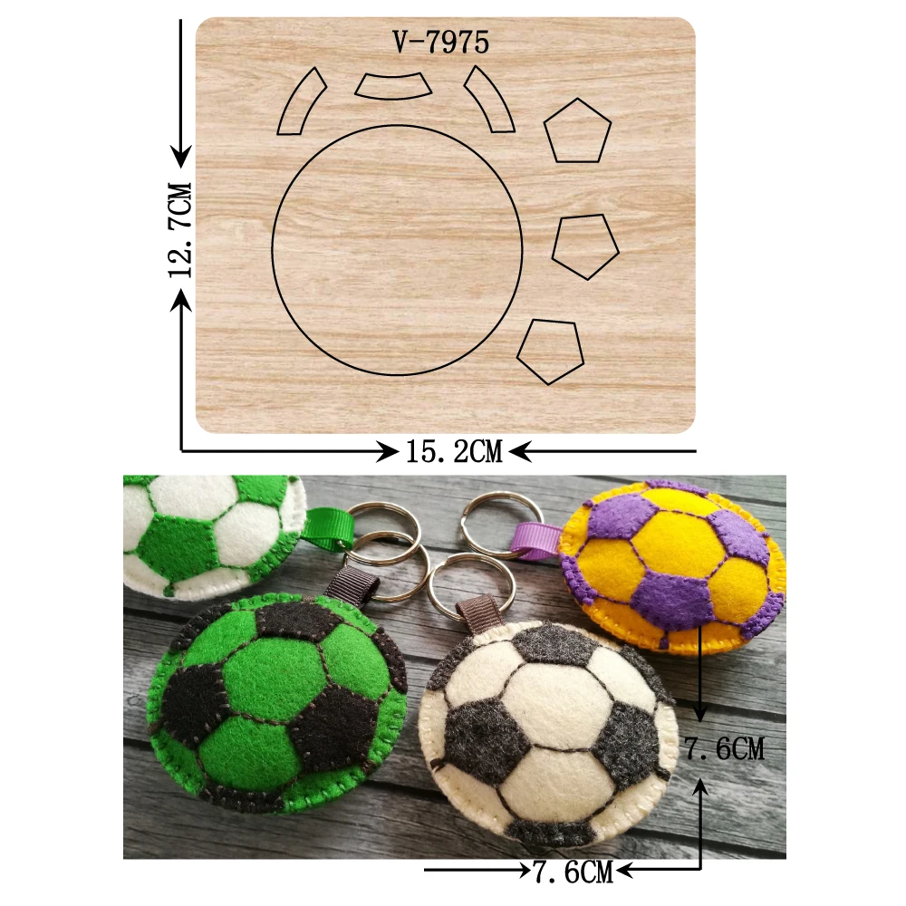 

New football wooden dies cutting dies for scrapbooking Multiple sizes V-7975