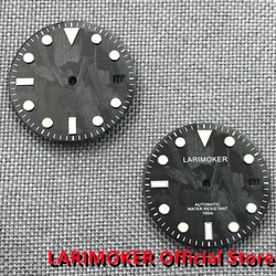 LARIMOKER Improvement 28.5mm Camouflage frosted Date  Dial Suitable for NH35 movement Custom Logo