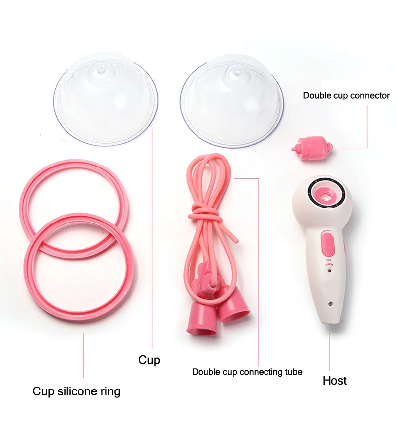 Electric Breast Enhancement Enlargement Massager Bust Plump Therapy Vacuum Scution Pump Big Breast Augmentation Chest Cup Up