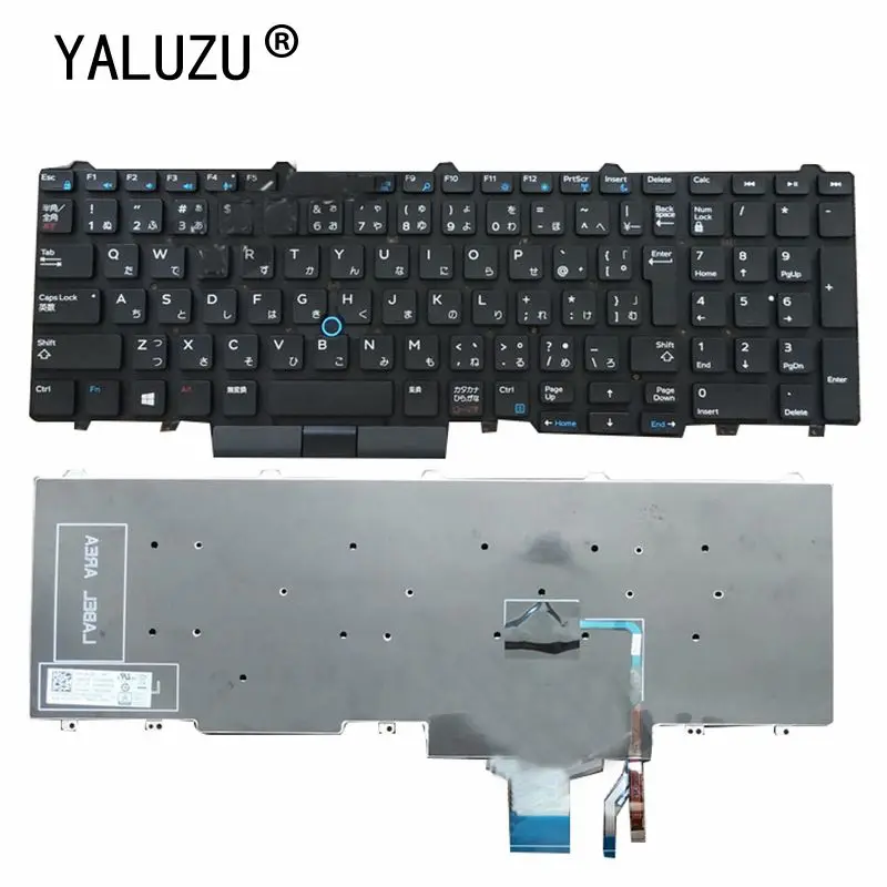 JA JP Laptop Keyboard FOR Dell Latitude 5550 5580 E5550 E5570 E5580 Borderless with pointing stick with backlight