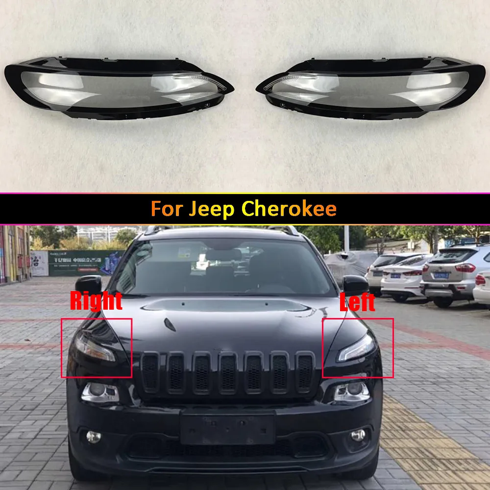 

Car Headlight Lens Lamp Case For Jeep Cherokee Car Headlamp Cover Replacement Auto Shell Cover Lampcover Lampshade Lamp Glass