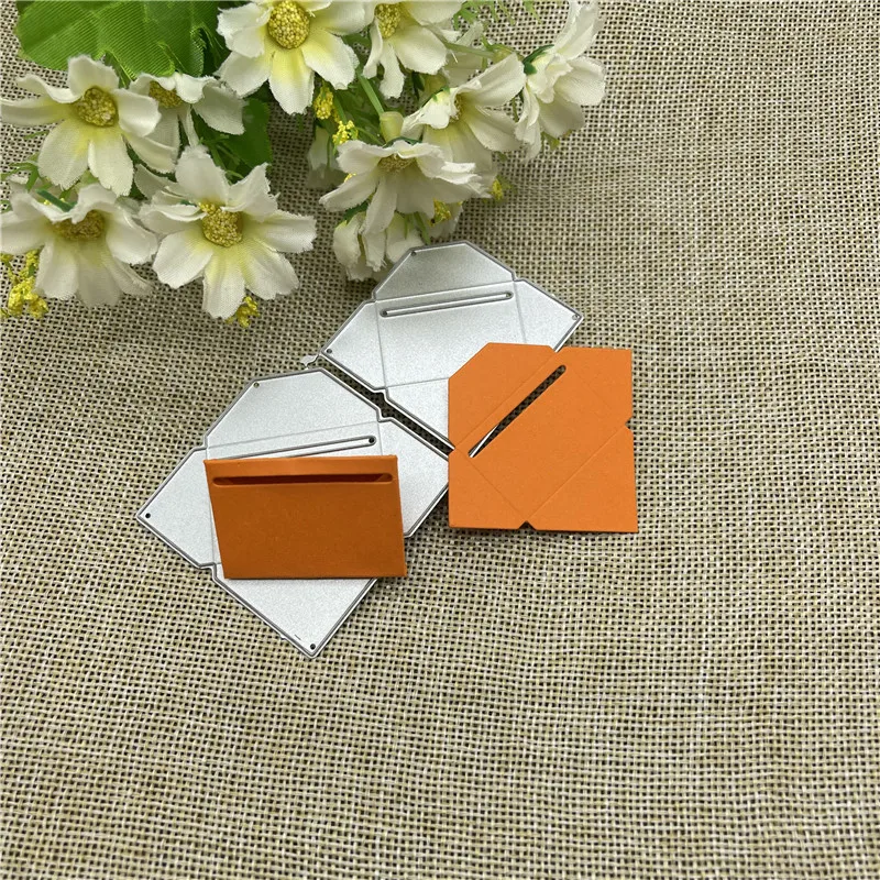 Металлический трафарет-конверт для штампов, шаблон для «сделай сам», для скрапбукинга, тиснения, бумажных карточек, для изготовления альбомов, декоративное ремесло, штампы