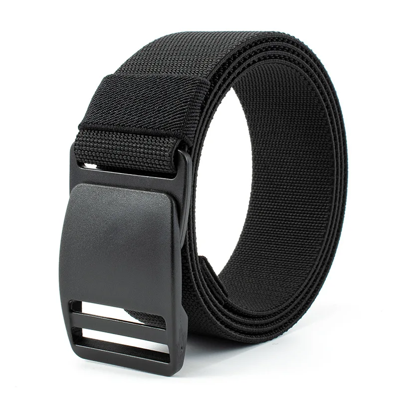 New Men and Women Elastic Belt Men\'s Elastic Belt Outdoor Multifunctional Training  Belt High Quality Casual Waistband 3.8cm