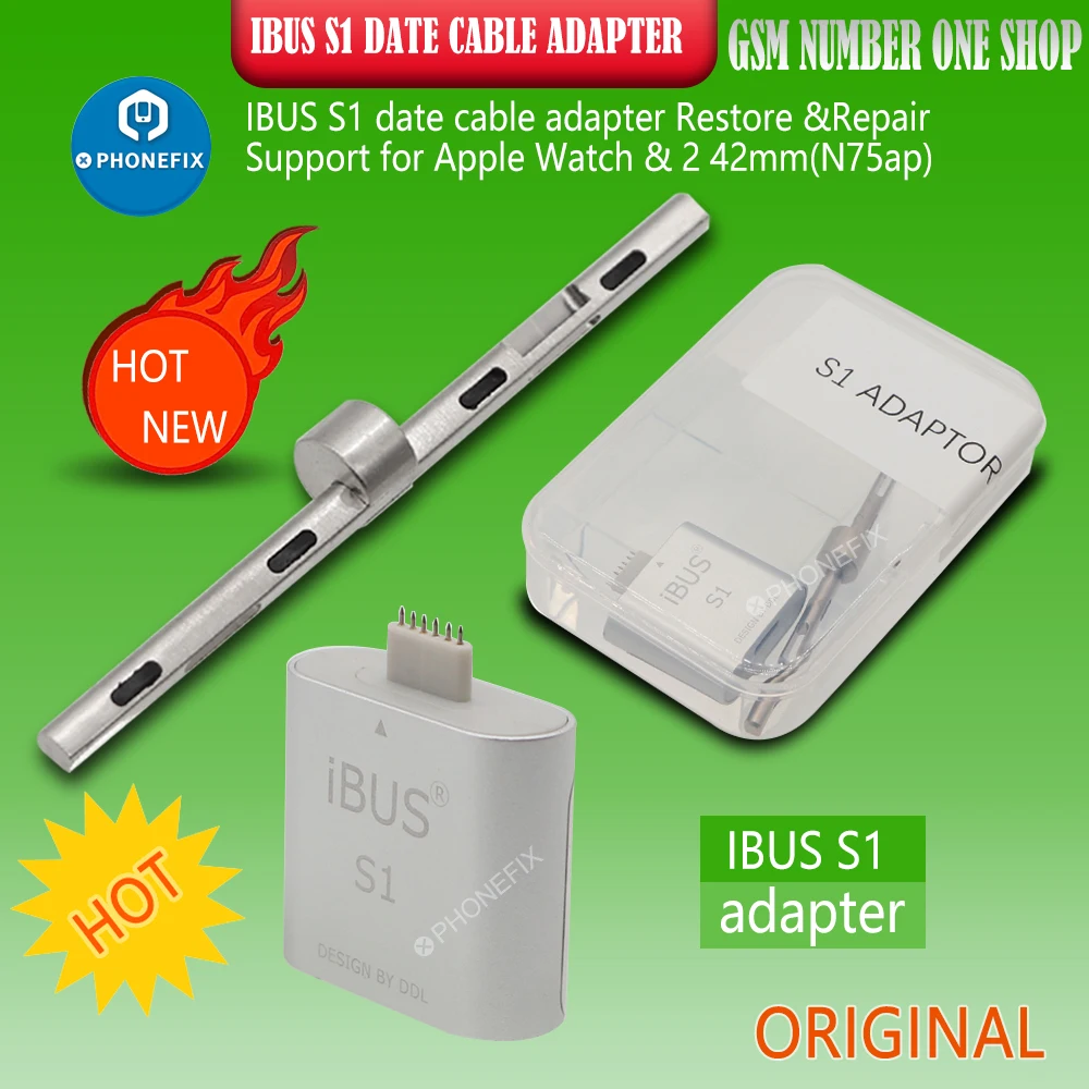 iBUS X Apple Watch Adapter Tool Retore Repair for iWatch S1 2&3 S4 & S5 S7 S8 iBus Retore Repair Tool