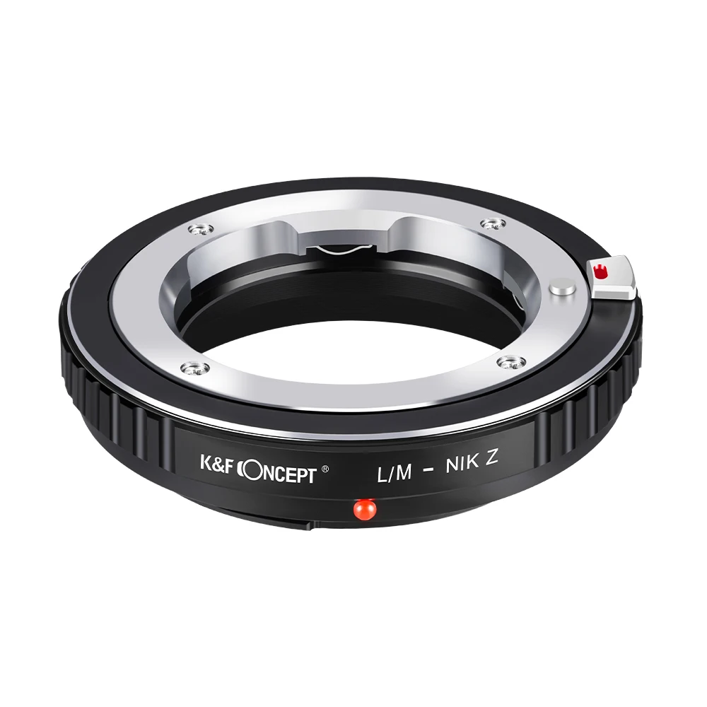 K&F Concept Lens Mount Adapter L/M-Nikon Z for Leica M LM L/M Mount Lens to Nikon Z Mount Z6 Z7 Mirrorless Camera DSLR