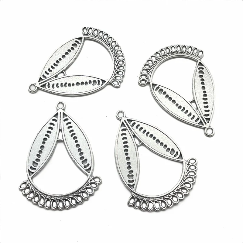 JunKang 5pcs drop-shaped tassel connector jewelry making DIY handmade necklace earrings pendant sweater chain accessories