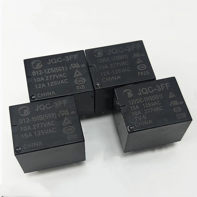 2PCS  JQC-3FF-5VDC-1Z   JQC-3FF-12VDC-1H  12VDC-1Z  JQC-3FF-24VDC-1H  24VDC-1Z   DIP5   Relay   Brand new originaly