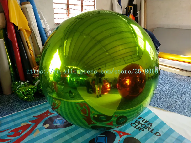 Sale of PVC inflatable mirror balls, large inflatable mirror balls, suitable for advertising layout display.