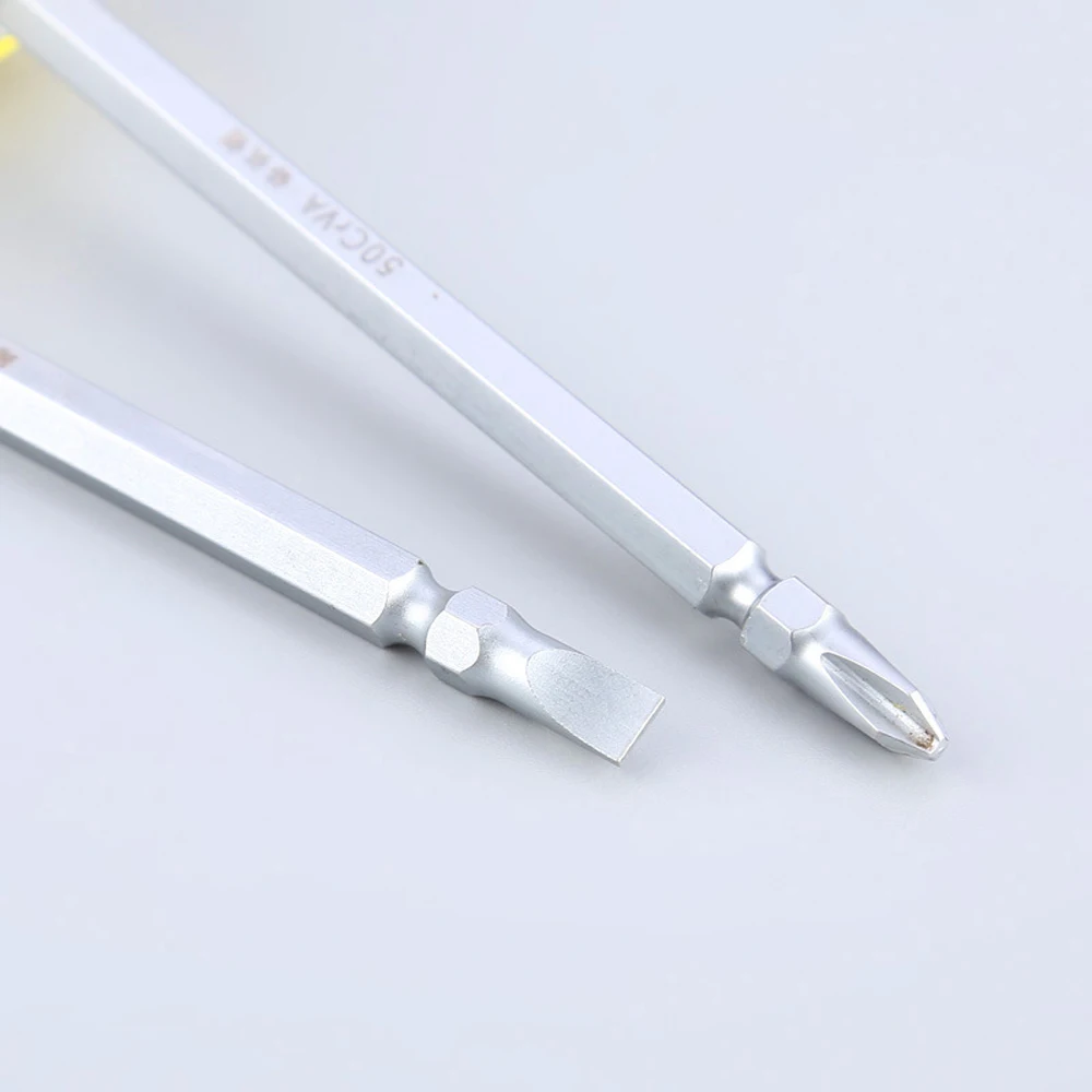 Screwdriver Double Head Multi-Functional Magnetic Bit Insulated Slotted Phillips 2 Sockets in 1 Screwdriver Tools Home Hand Tool