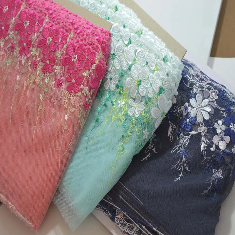 

1lot/10M Exquisite Embroidered Flower Lace Trim Fabric Bra Underwear Fabric DIY Craft Sewing Dress Clothing Accessories