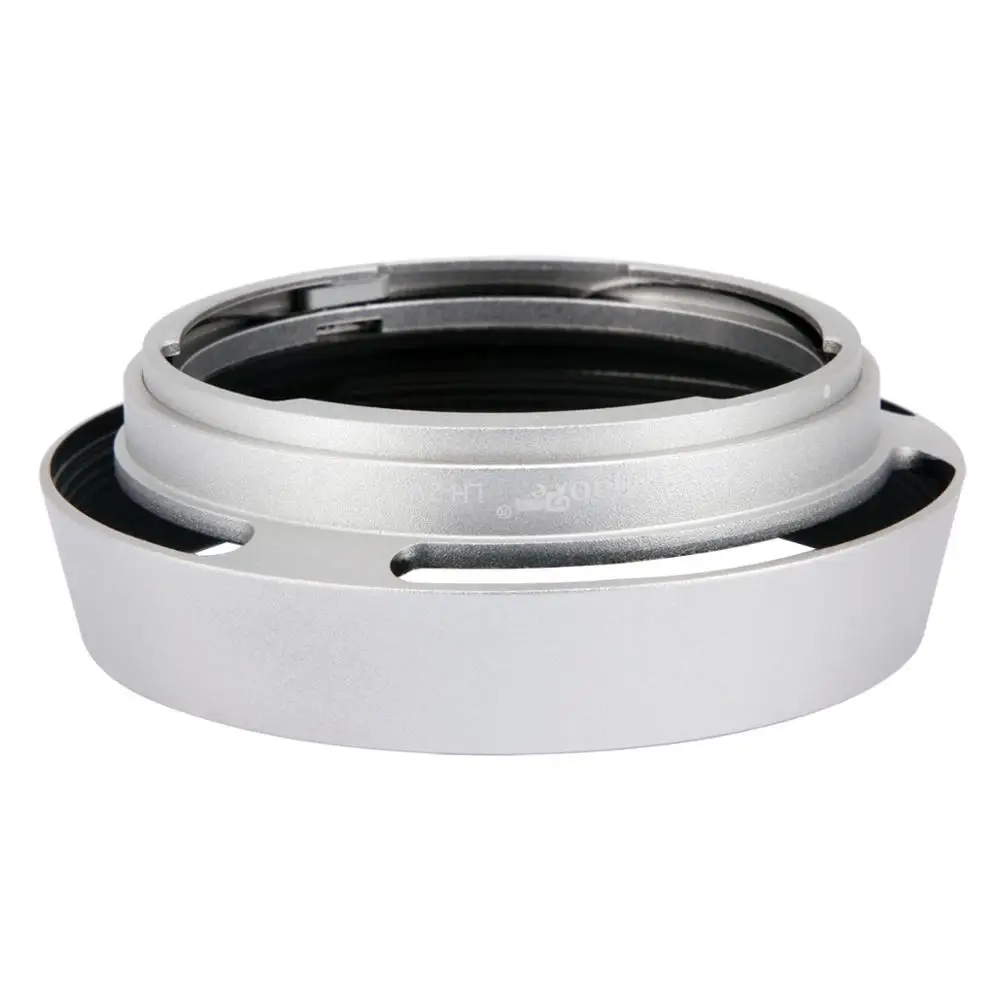 Haoge LH-ZV12 Round Metal Lens Hood for Carl Zeiss C Biogon T* 4.5/21 21mm f4.5 ZM, 2.8/25 25mm f2.8 ZM Lens silver