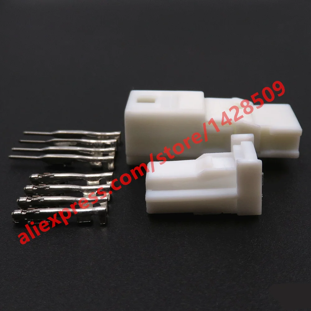 5 Sets 4 Pin 1612035-1 Miniature Auto Bluetooth Cable Connector Microphone Electric Wire Socket For X-Trail Qashqai