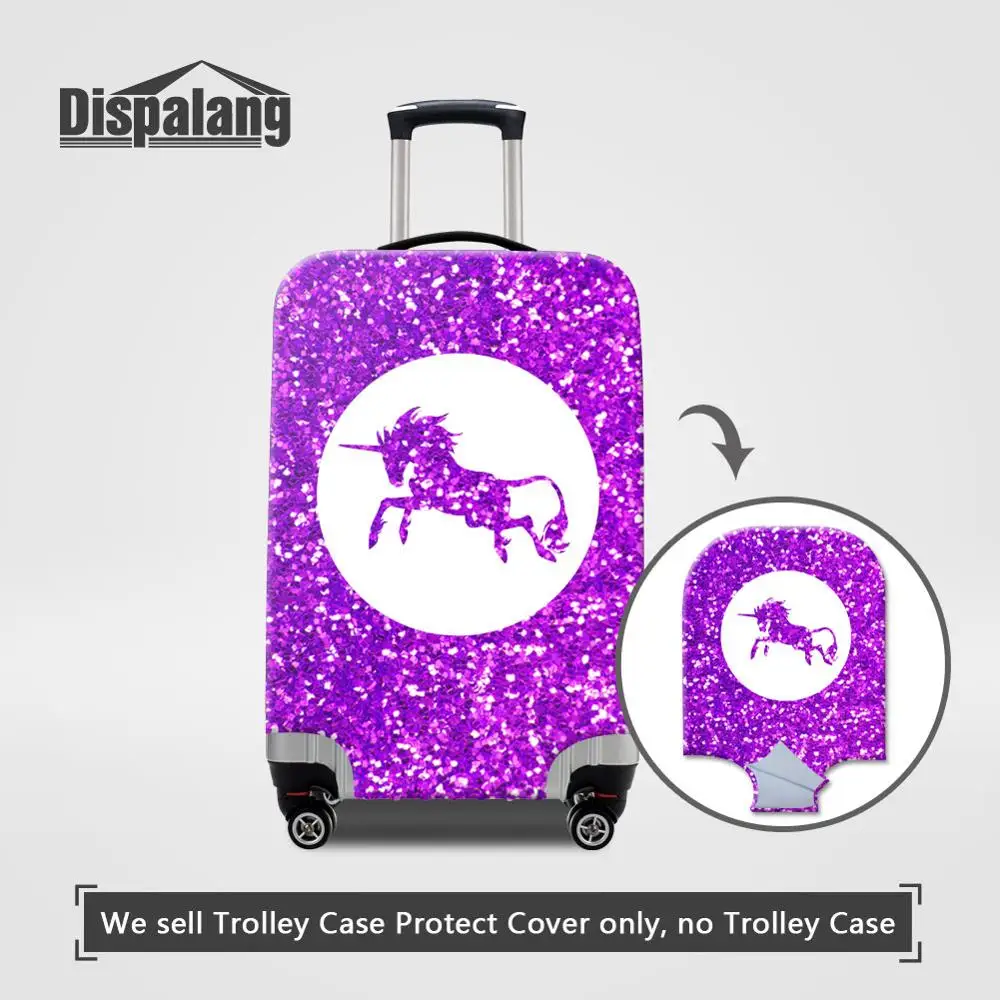 Dispalang Unicorn Design Luggage Protective Cover For 18-32 Inch Trolley Case Women Dustproof Suitcase Covers Travel Accessories