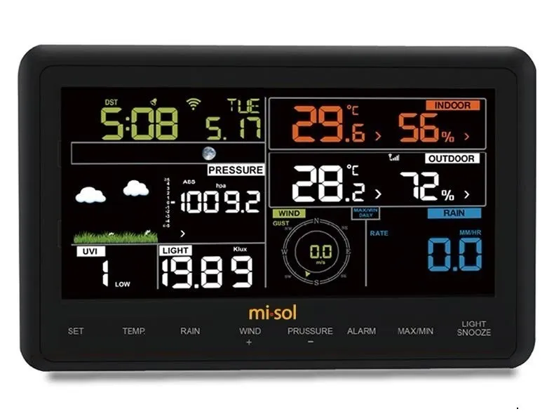 Wireless Weather Station Weather Forecast Connect To Wifi Upload Data To Web Underground
